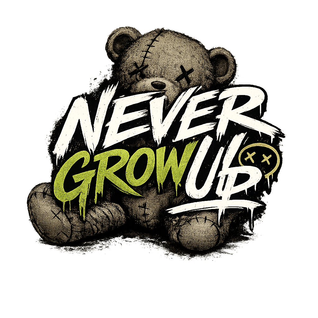 Never Grow Up Short Sleeve Bear T
